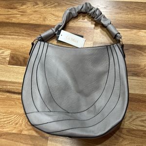 NWT Le Miel OS Grey with Black and Gold accents.
